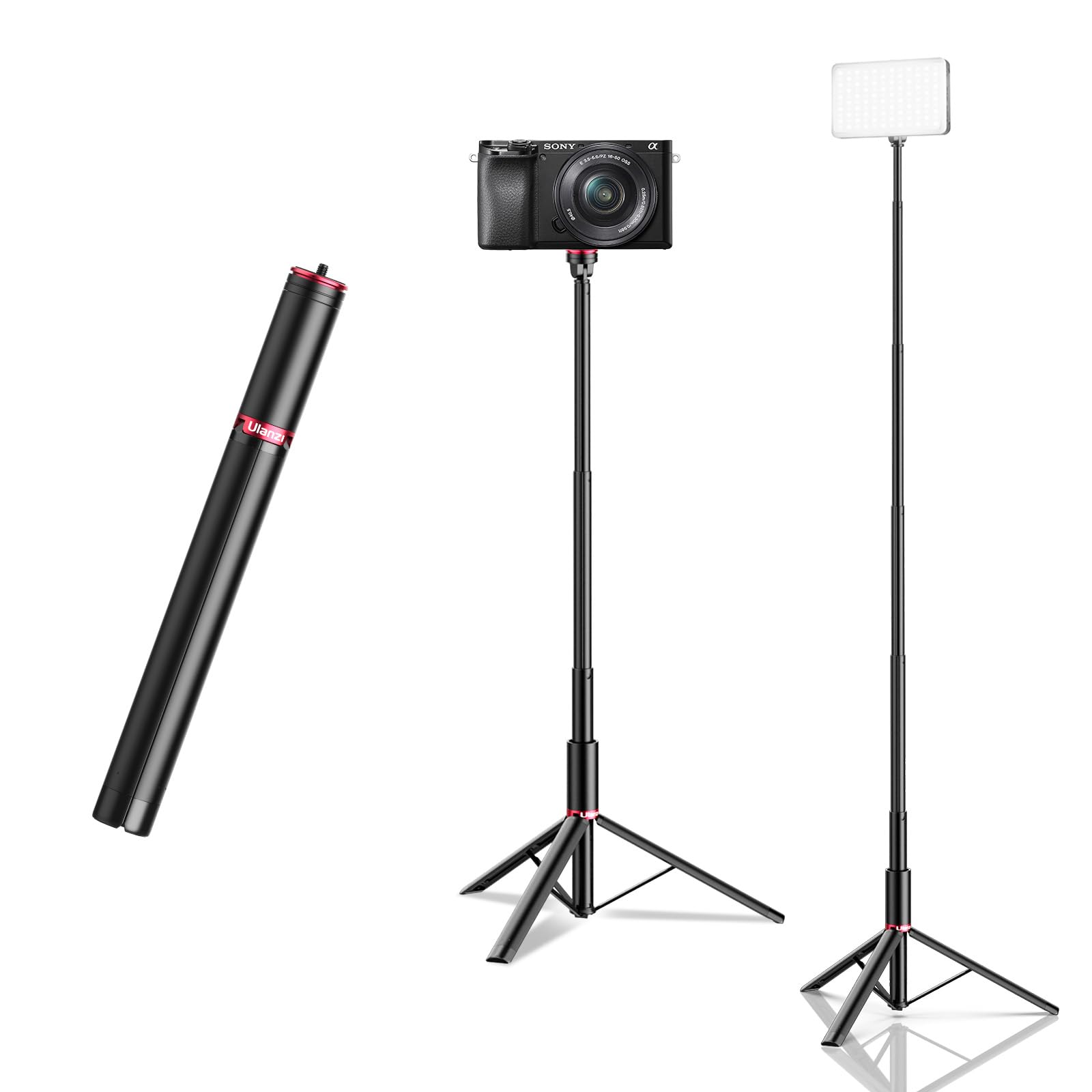 Amazon | Ulanzi MT-54 三脚 スマホ三脚 ライトスタンド 三脚スタンド